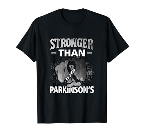 PD Parkinson Disease Awareness Stronger Than Parkinson T-Shirt