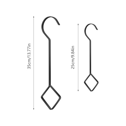 Gancho metálico extensible para plantas de jardín y balcones 6