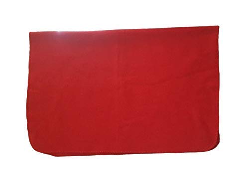 Anshraj Red Aasan Pooja Aasan for Pooja, Chanting, Meditation Prayer Woolen Fabric Puja Floor Mats for Home Temple (30X20 Inch, Red) - (Pack of 2)-picture-29