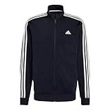 Adidas Mens Warm-up Tricot Regular 3-Stripes Track Jacket Ink/White Large/Tall