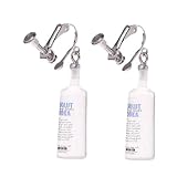 1 Paar handgemachte kühle Flasche Wodka-Tropfen-Ohrringe Interessante Getränkeflaschen baumeln Ohr-Haken