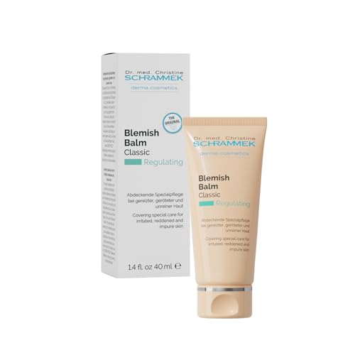 Blemish Balm Classic (1.4 fl oz) - Covering Special Care for Irritated, Reddened & Impure Skin - The Original since 1967 - BB Cream - Tinted Face Moisturizer - Facial Skin Care - Dr. Schrammek