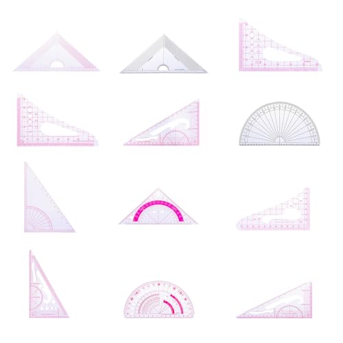 Règle plastique patchwork multifonctionnelle avec graduation claire - 4