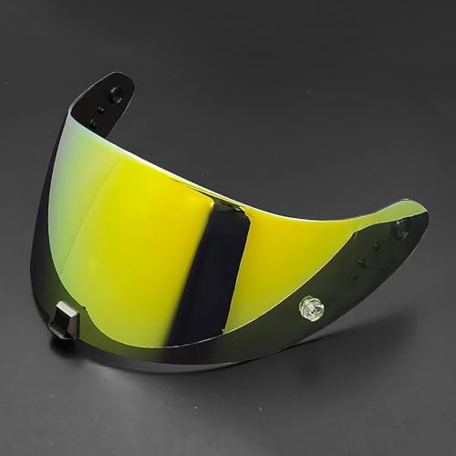 Visiere Casque Moto pour Scorpion EXO R1 520 1400,Lentille de Lunettes de Casque Pare-Brise de Visière de Casque,F
