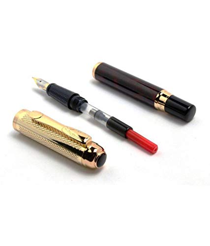 Image of HAYMAN 24 CT Gold Plated Fountain Pen With Box (P-132)