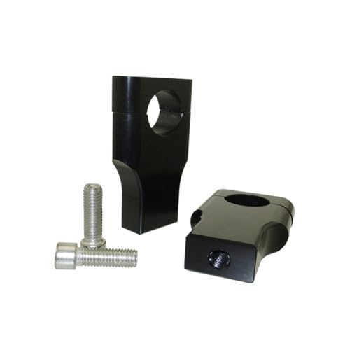 Pince rehausseurs de guidon 28 mm moto dirt de finition supérieure anodisée