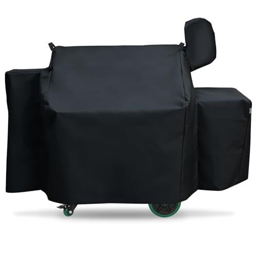 Grill Cover for Green Mountain Daniel Boone Prime WiFi Grills and Green Mountain Grill Ledge Model 600D Heavy Duty Waterproof Full Length GMG Daniel Boone Smoker Cover