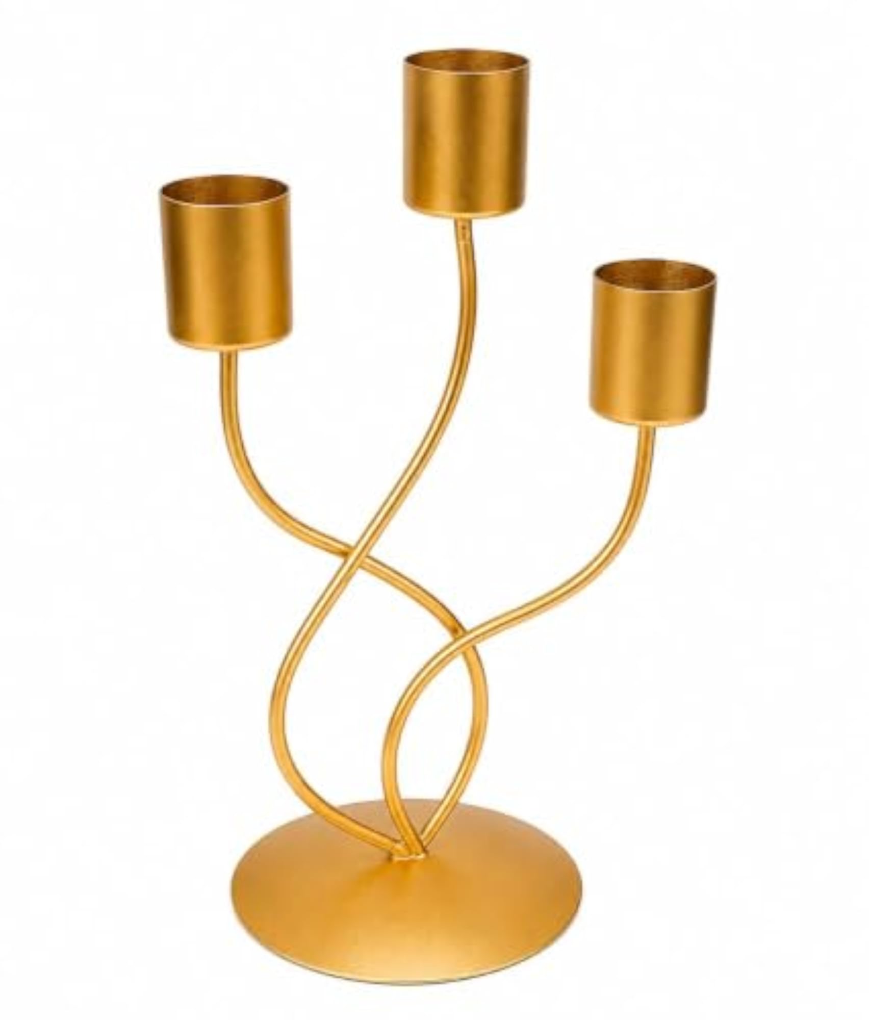 7-Inch Metal Candle Holder for Home Decor