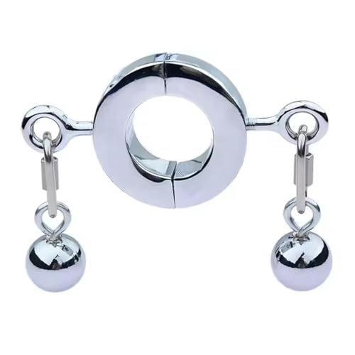 YZBZNG Anel de aço inoxidável design liso e duradouro, 13 mm - 1 pairofpendants