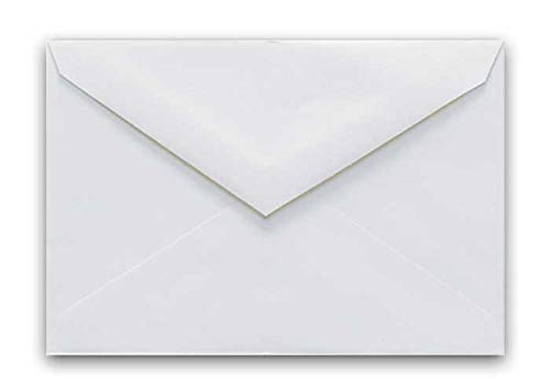 PaperPapers White 4-BAR (3-5/8-x-5-1/8) Envelopes 250 per box - 104 GSM (28/70lb Text) PaperPapers 3X5 RSVP - Response and DIY Greeting Envelopes