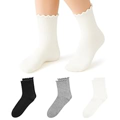 3 Pairs (Black,white,light Grey)