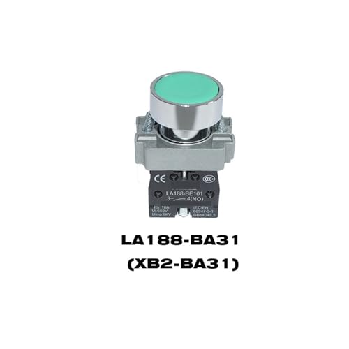 Bouton interrupteur voyant plat LA188-BA31C évite les redémarrages - 3