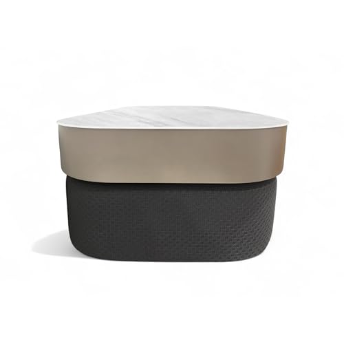 Image of The Attic Victoria Coffee Table Set with 2 stools, Modern Coffee Table for Living Room