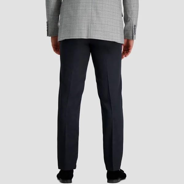Haggar H26 Men's Premium Stretch Signature Straight Suit Pants - (US, Waist Inseam, 40, 40, Black)2