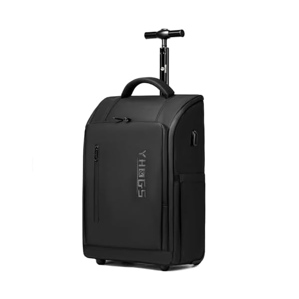 Rolling-Backpack-Waterproof-Backpack-with-Wheels-for-Business-Commuter-Carry-on-Backpack-with-Laptop-Compartment-Fit-15618-Inch-Laptop-Wheeled-Backpack-for-Adults-Black GOTECH Rolling Backpack, Waterproof Backpack with Wheels for Business Commuter, Carry on Backpack with Laptop Compartment, Fit 15.6/18 Inch Laptop, Wheeled Backpack for Adults (Black)