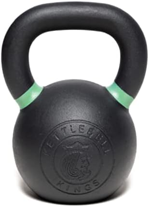 Kettlebell Kings | Kettlebell Weights | Powder Coat Kettlebell Weights (4-48KG) For Women & Men | Powder Coating for Durability, Rust Resistance & Longevity | strength | Weighted in Kilograms