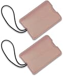 Samsonite 2-Pack Vinyle ID Mots clés, Rose poussiéreuse, Rose poussièreuse, Samsonite Étiquettes de l'id vinyle