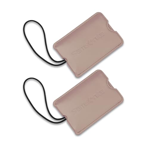 Samsonite 2-Pack Vinyl ID Tags, Dusty Rose