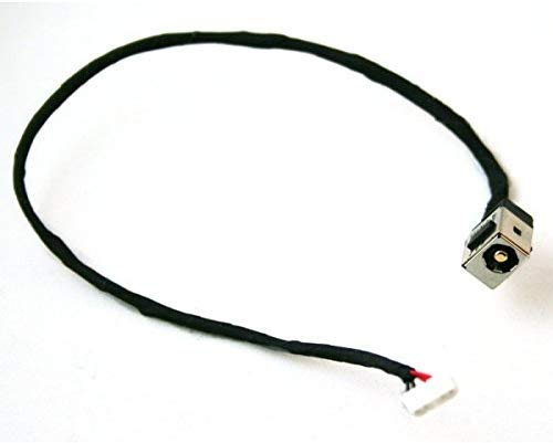 GODSPEED Laptop DC Power Jack Connector Socket Port with Cable for