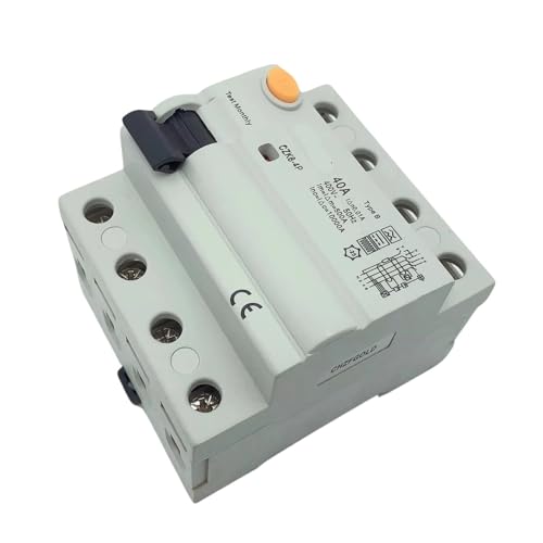 Disjoncteur différentiel type B haute capacité 4 pôles 100A pour protection 6KA