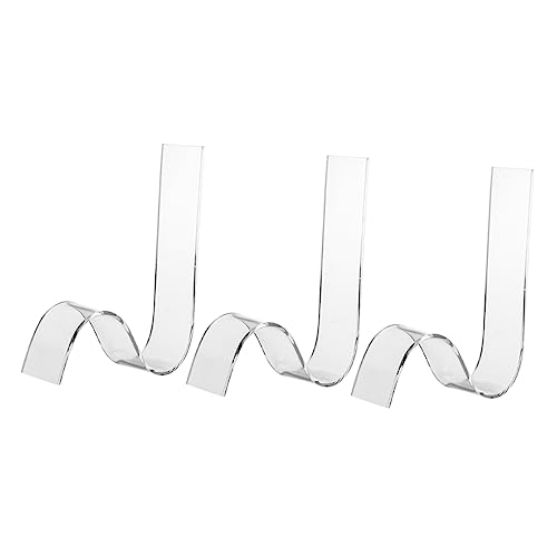 DECHOUS 3pcs High Heels Stand Acrylic Display Racks for Men's Women's Footwear
