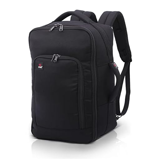 5 Cities 40x20x25cm Tamaño Máximo Permitido por Ryanair Equipaje de Mano Bolsa de Cabina Bolsa de Hombro Mochila Bolsa de Vuelo 40x20x25, Negro