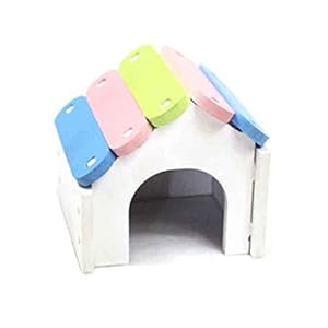 24station Small Pet House Hamster Nest Guinea Pig House Golden Bear Pet Nest [B]