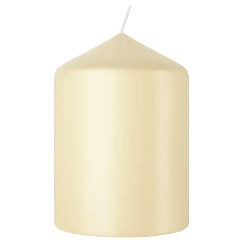 Bolsius - Essentials - Pillar Candle - Beige - 3,1” - Length Burning Time 17 Hours - Unscented - Natural Plant Wax - Without Palm Oil - Image 2