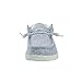 Hey Dude Wally Women's Light Grey, Size 8