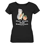 Mr. & Mrs. Panda Personalisiertes Shirt Damen Obsthändlerin Herz