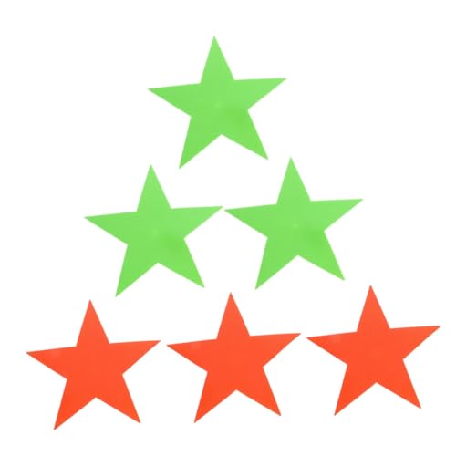 Abaodam 6pcs Anti-Slip Carpet Markers Vinyl Dots for Classroom Gym Floors Easy to Remove Sports Training Markers