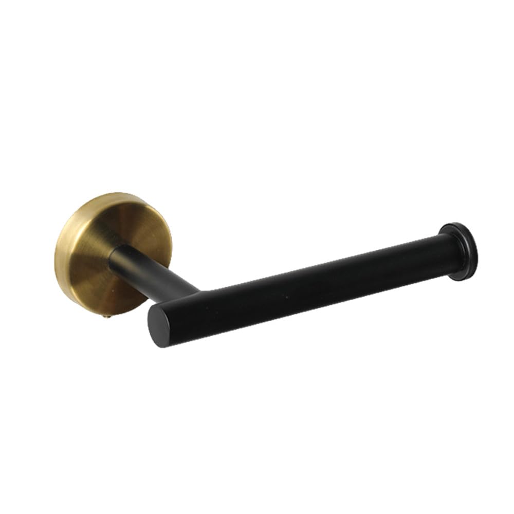 HLTYGWX Gancho para Abrigos, Ganchos para baño, Juego de Accesorios de baño de Acero Inoxidable Negro y Dorado, Barra para Toallas, Soporte para Papel higiénico, Gancho para Ropa, Rollo de baño,