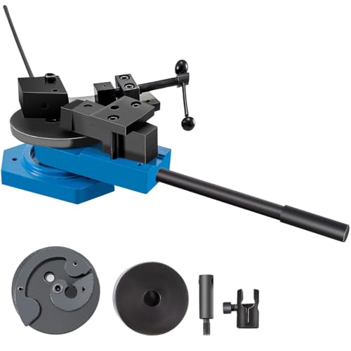 Happybuy SBG-40 Metal Scroll Bender High-Hardened Steel Scroll Bender Combination of Scroll Radius and Angle Bending Universal Metal Rod Bender For Steel Brass Cooper Aluminum