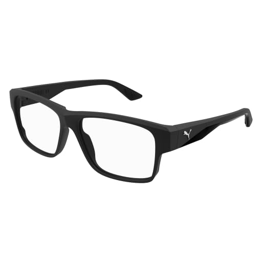 Lunettes PUMA PU0408O Idéal du Bureau aux Activités Urbaines en Noir
