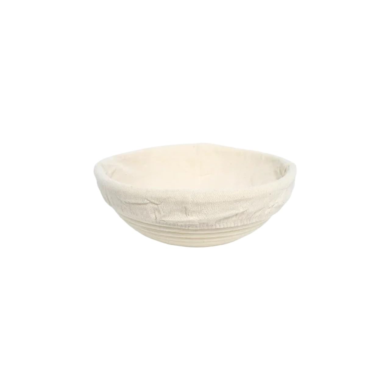 Cesta Para Fermentar Pan Cesta redonda de fermentación de pan, cesta a prueba de pan de ratán Natural, cesta de mimbre for hornear en casa DIY(23x8.5cm)