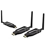 50M-Wireless-HDMI-Transmitter-and-2-Receiver-2458GHz-Plug-and-Play-1080P-Wireless-HDMI-Expansion-of-Multiple-Televisions-Wireless-HDMI-Extender-for-Laptop-PC-Camera-Monitor-Projector