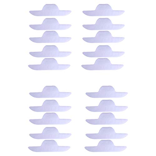 EXCEART 20Pcs Almofadas de Suor Nas Axilas Adesivo Antitranspirante de Axila Almofadas de PrevenÃ§Ã£