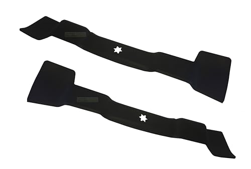 perfektGarten Lot de 2 lames de 54 cm pour Cub Cadet XT1 XT2 XT3 OR106 PR106IE QR106 QR106E QR106K