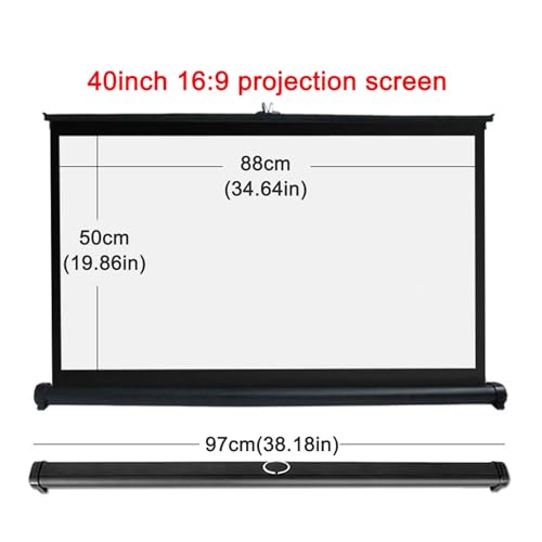 Pantalla de proyector portátil 40 pulgadas 16:9 miniatura 2