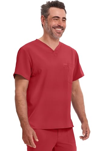 Image of Dickies EDS Essentials Men Scrubs Top Tuckable V-Neck DK635
