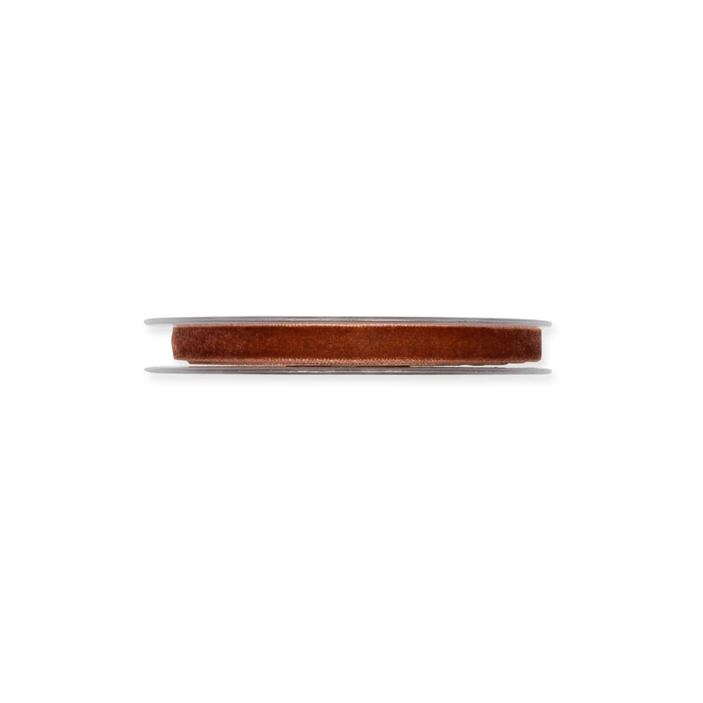 FloristryWarehouse Velvet Fabric Ribbon 10mm x 9m Rosewood