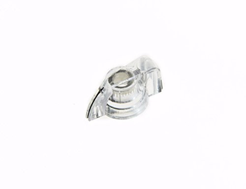 Dopro Pack of 12 Flat Top Guitar Chicken Head Knob AMP Effect pointer Knob Clear - Thumbnail 2