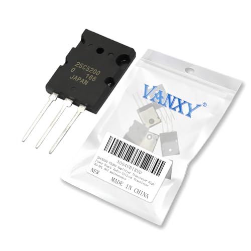 6PCS 2SC5200 C5200 Amplifier Transistor High Power Black Audio Silicon Transistor TO-3PL DIY Maintenance