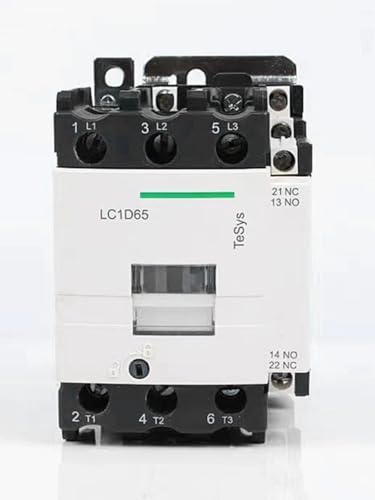 ブラックバージョン 3極ACコンタクタ LC1D09 LC1D12 LC1D18 LC1D25 LC1D32 LC1D38 B7C F7C Q7C 380V 220V 1個(AC LC1D18A、380V)