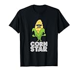 Funny Corn Star With Sunglasses Gift For Corn Farmer T-Shirt