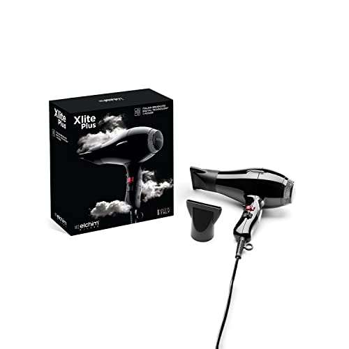 Elchim X-Lite Plus Hair Dryer - Lightweight, Compact & Includes 2 Concentrators