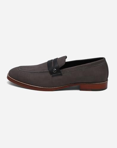 Image of Monte Carlo Mens Solid Slip on Micro Fiber Penny Loafers (201823FW)