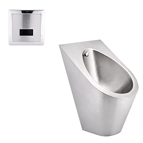 Orinatoio in acciaio inox 304, WC vertical a muro con scarico a induzione para baños públicos, ideal para escuelas, hospitales, oficinas y hoteles