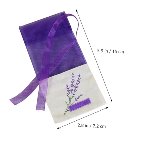 Bolsitas aromáticas de lavanda 15 pcs color púrpura miniatura 2