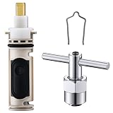 1222 Shower Cartridge with 104421 Puller Removal Tool Replacement for Moen, Compatible with Moen One